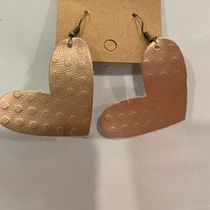 Handmade lightweight faux leather earrings